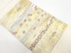 花古典柄織り出し名古屋帯